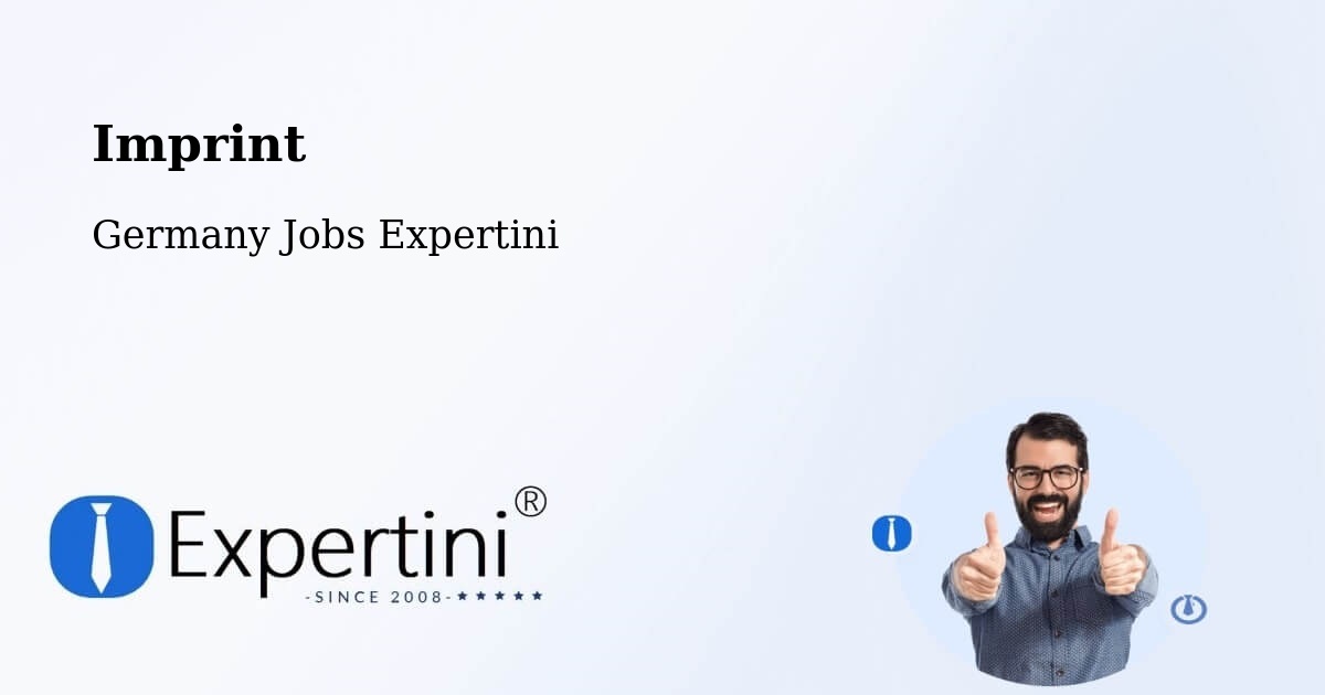 Imprint – Gröbzig - Germany Jobs Expertini