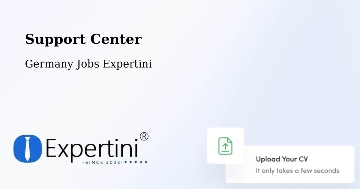 Support Services – Gröbzig - Germany Jobs Expertini